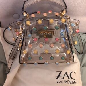 Zac Posen Polka Dot clear purse